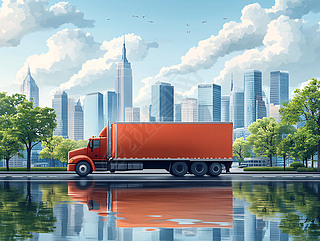 配送專題模板與配送圖片素材下載 賦能電子商務服務高效發展